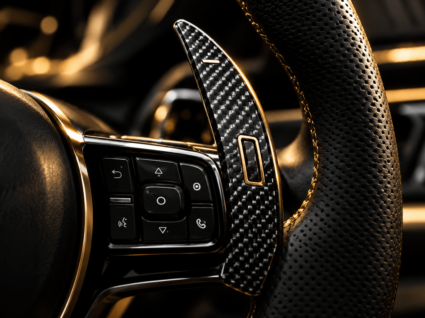 TUTULE carbon fiber paddle shifter accessories