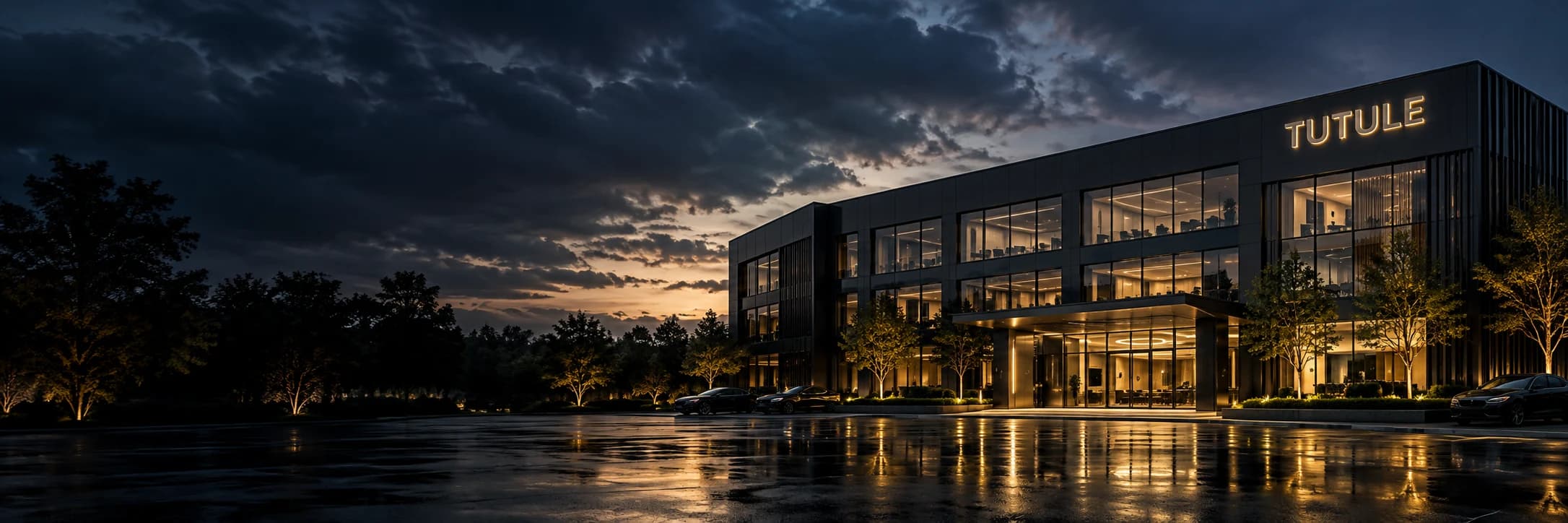Architectural visualization of a modern TUTULE building